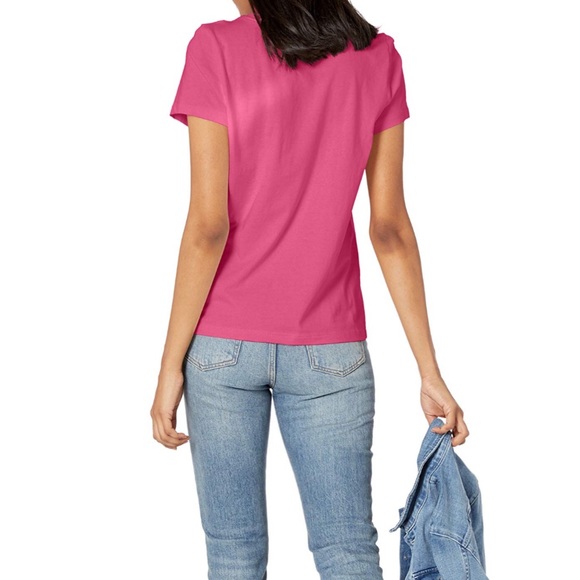 J. CREW Classic T-Shirt Cotton Studio Azalea Pink - Picture 2 of 6